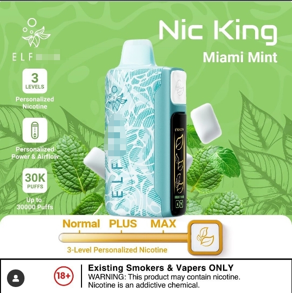 Elf Disposable Vape Control Nic King 30000 30K LceKing Sour King Bar 25000 Puff Geek Price Bar