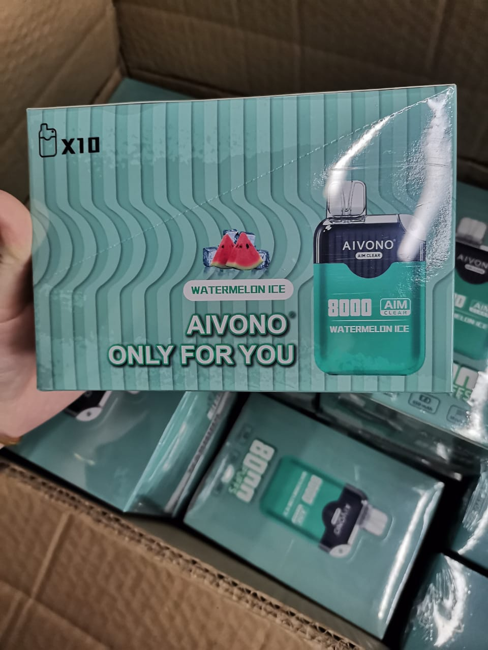 Disposable Vape Pen Aim Clear 8000 Puffs 18ml E-Liquid Pre-Filled Vapor