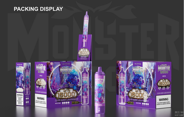 Vapme Monster 16000 Puff Pen Hookah LED Smart Screen Sigrait