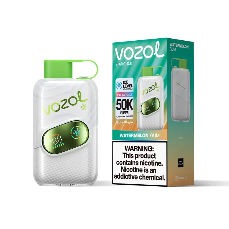 EU Warehouse Vozol Star Click 50K 50000 Puffs Disposable Vape