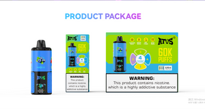 4 in 1 Flavors Device Spain Hot Selling Disposable Vape Atvs Atus 60000 Puff Bar