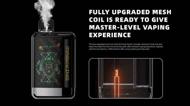 Original Maskking Stro 10000 Puffs Crystal Original Wholesale E-Cigarette Vape Bar