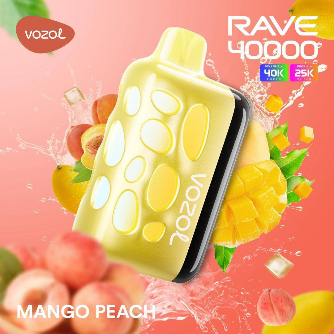 EU Warehouse Vozol Rave 40000 40K Puffs Disposable Vape