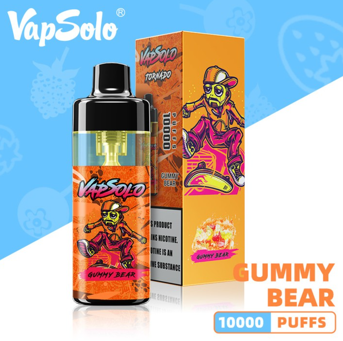 New Vapers Desechables Vapsolo Tornado 10000 Puffs E Vape