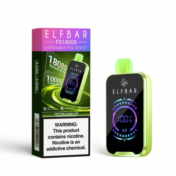  Original Elf Bar Fs 18000 Puff E-Cigarette Disposable Vape