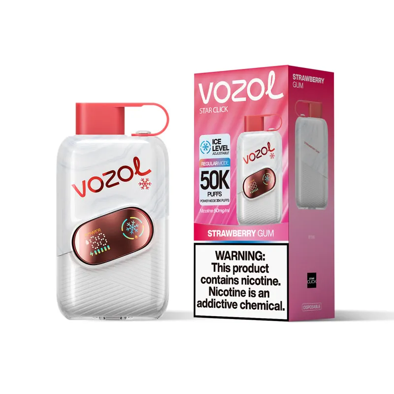 EU Warehouse Vozol Star Click 50K 50000 Puffs Disposable Vape