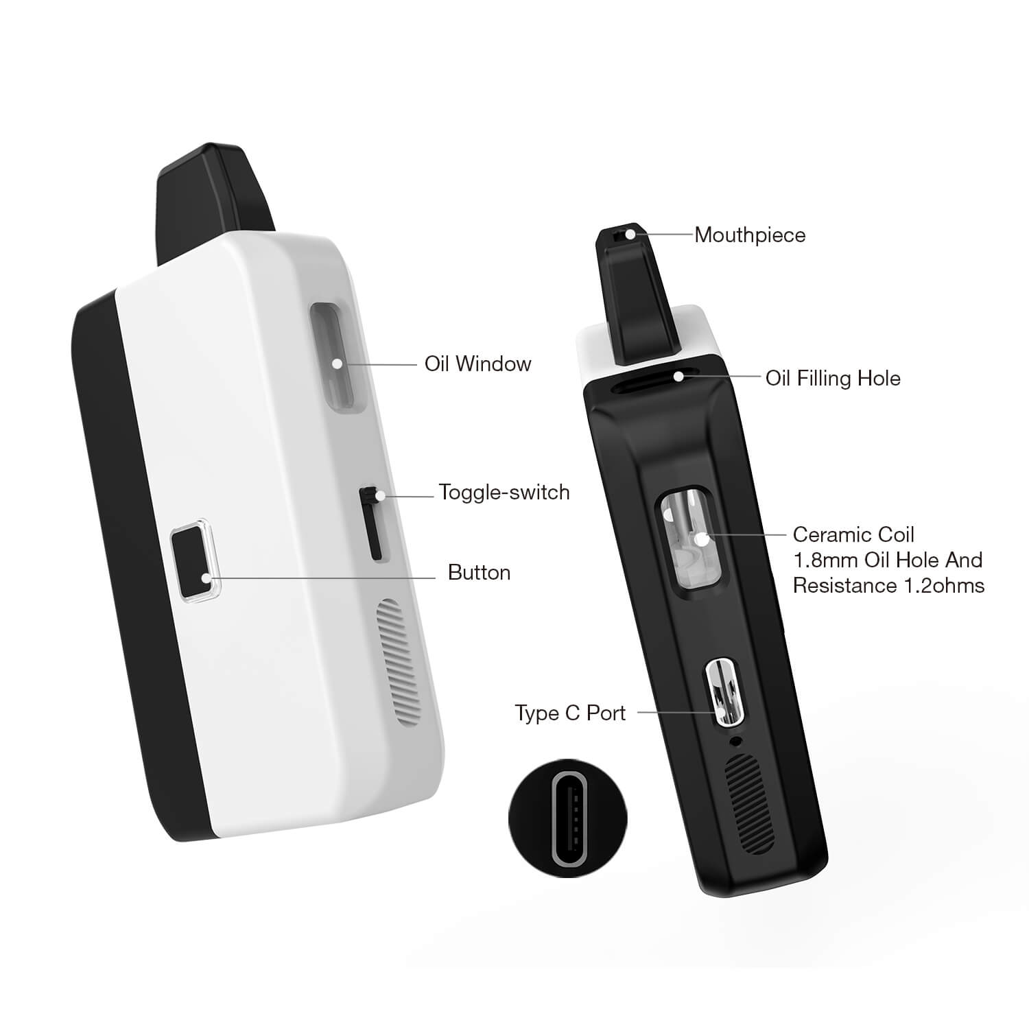 Wholesale Weed THC Disposable Vapes Empty