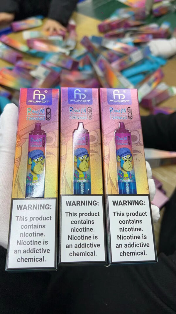 Randm Tornado 15000 Puffs 650mAh Battery Electronic Shisha E Hookah