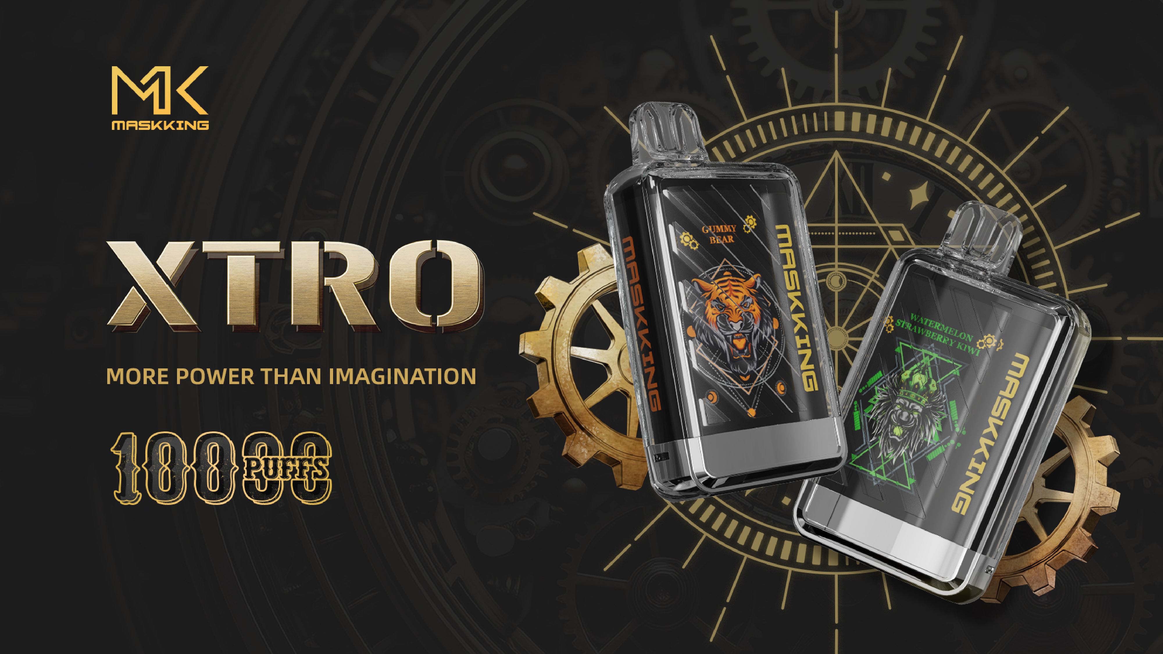 Original Maskking Stro 10000 Puffs Crystal Original Wholesale E-Cigarette Vape Bar