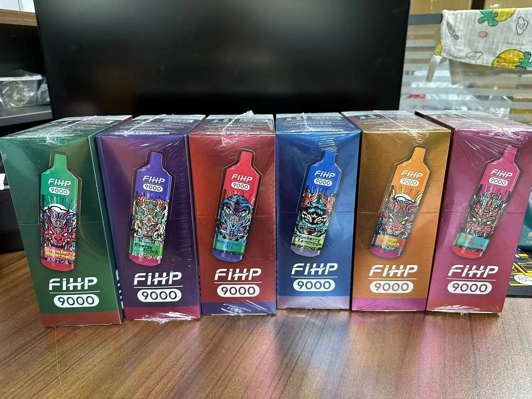 Wholesales Original Fihp 9000 Puff Disposable Vapes Pen Pod Puff 9K