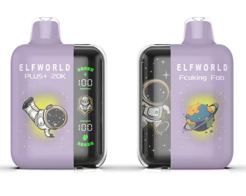 Original Distributors 22ml E Cgarette Elf World Plus+ 20000 Puffs Vapor