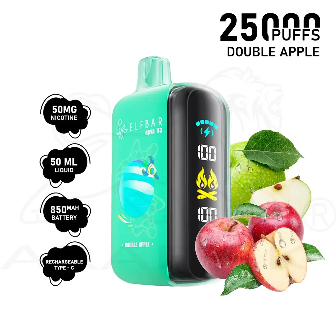 EU Warehouse Elfbar Raya D3 25K 25000 Puffs Disposable Vape