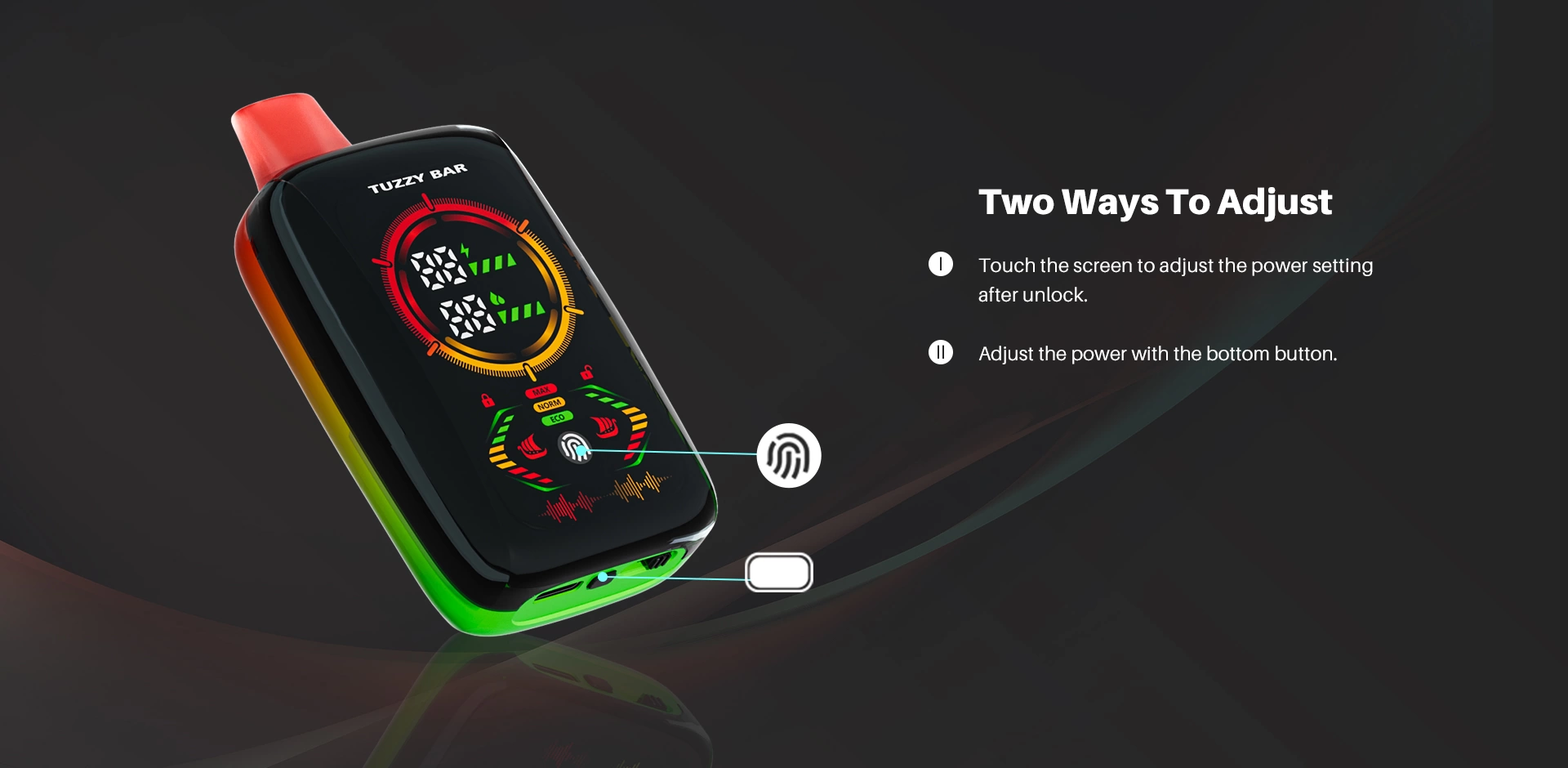 Big Puff Full Touch Screen Tuzzy Bar 25000 Puff