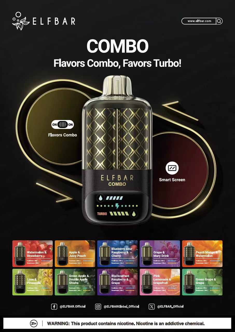Double Flavor Elf Combo 25000 Puffs E Cigarette 