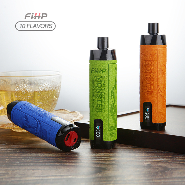  Fihp Shisha Hookah 12000 Puffs 20ml Crown Bar 12K Puffbar Vaporizer