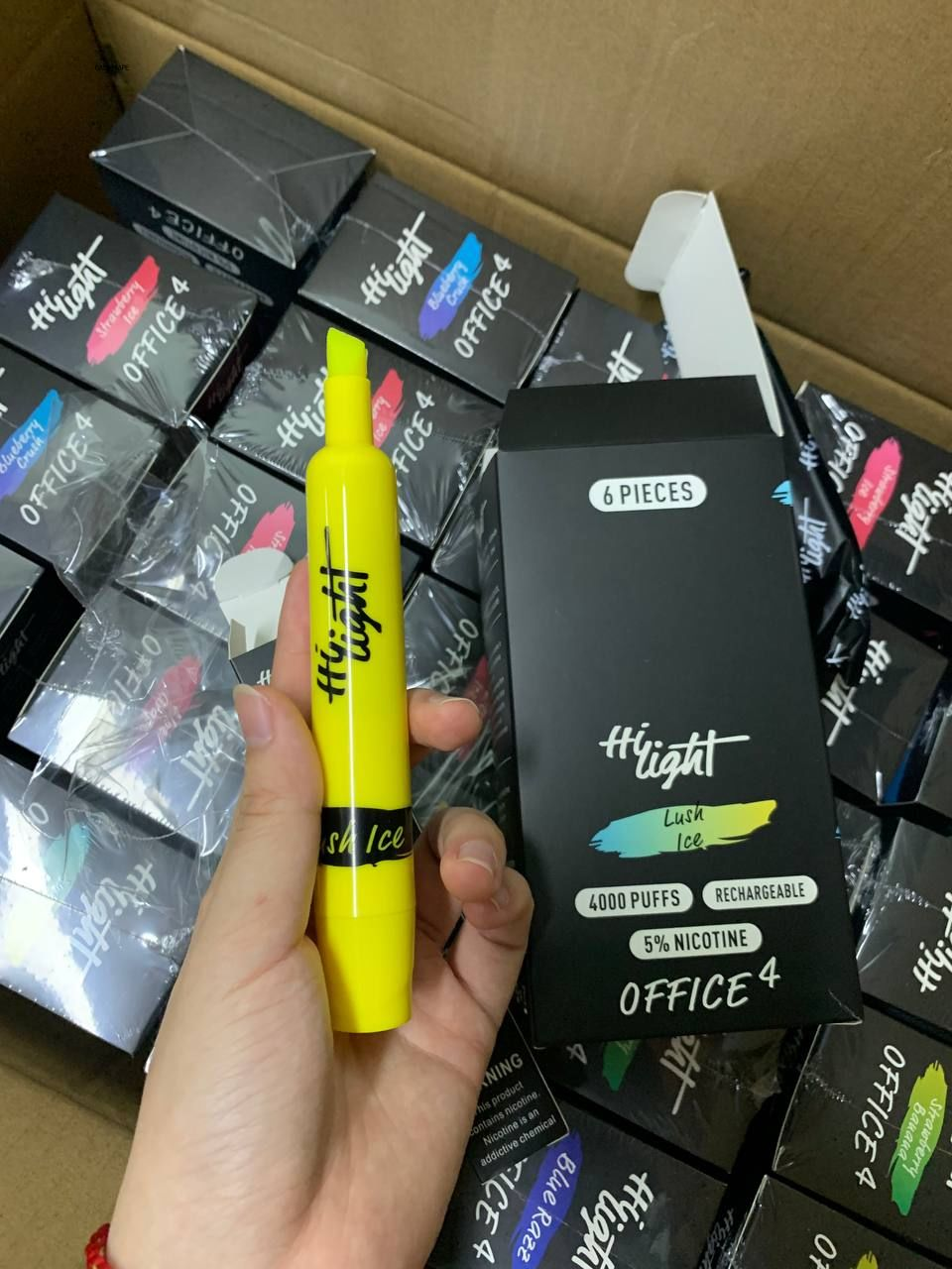 HI Light 4000 Puffs 12 New Mixed Flavors Device Atomizer Pod 