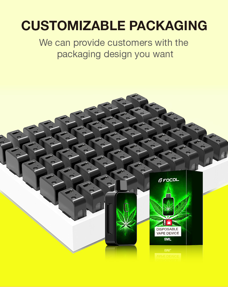 New 5000mg Empty Disposable Vape Pen Wholesale