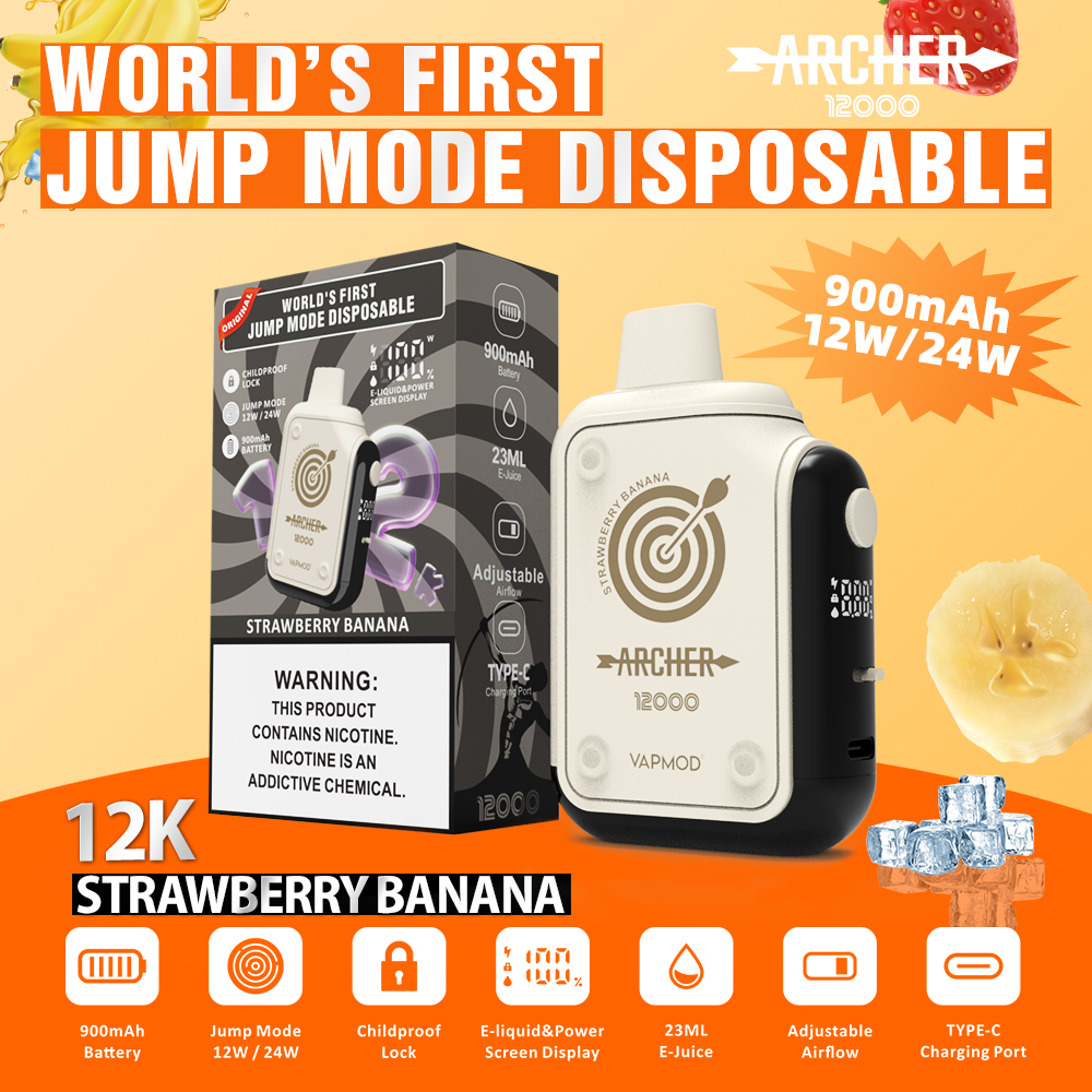 Archer 12000 Puff Disposable Vape Pod Smart Display Cigarette