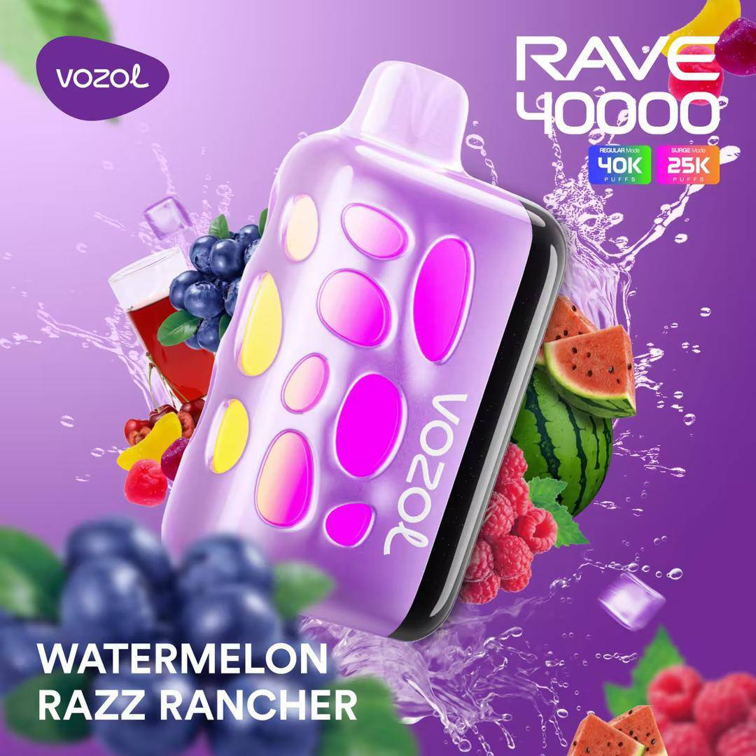 EU Warehouse Vozol Rave 40000 40K Puffs Disposable Vape