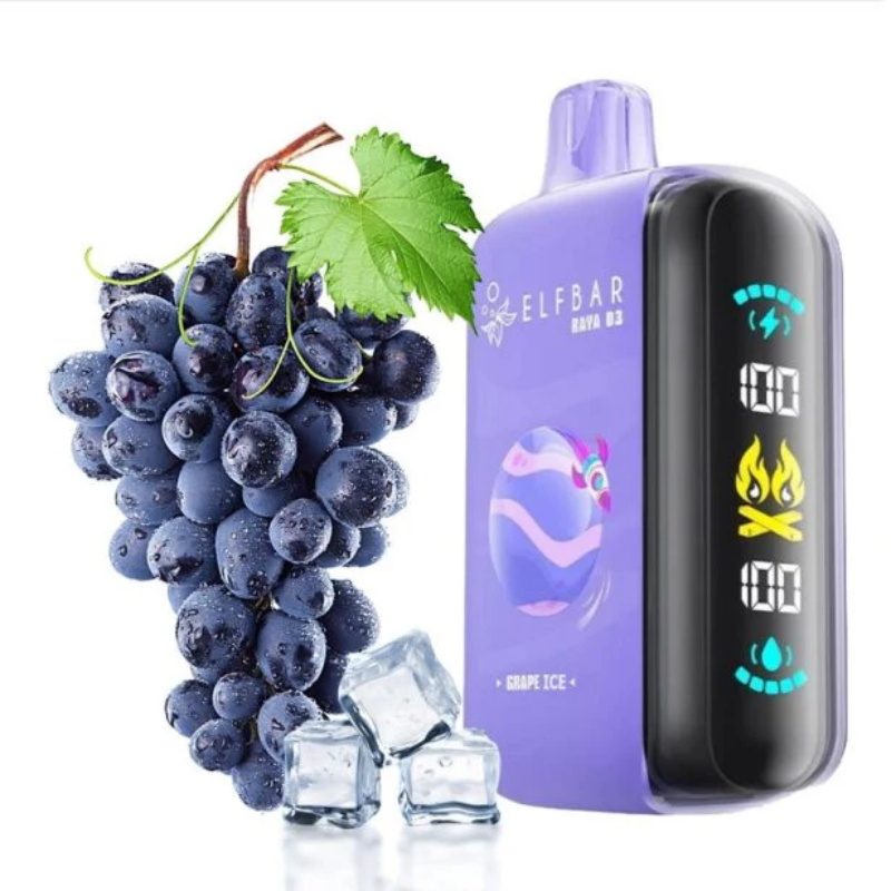 Original Elf Disposable Raya D3 25000 Puffs Wholesale Lce King 40K Adjust Mesh Coil Puff