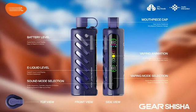 Big Puff Gear Shisha 25000 Puff Hookah E-Cig