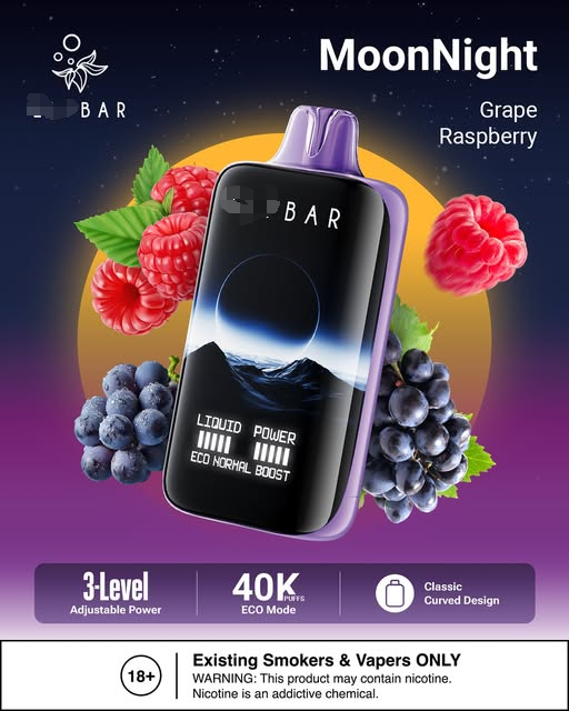 Disposable Ecig Elf Moonlight 40000 Puffs Vaper Vape Pen