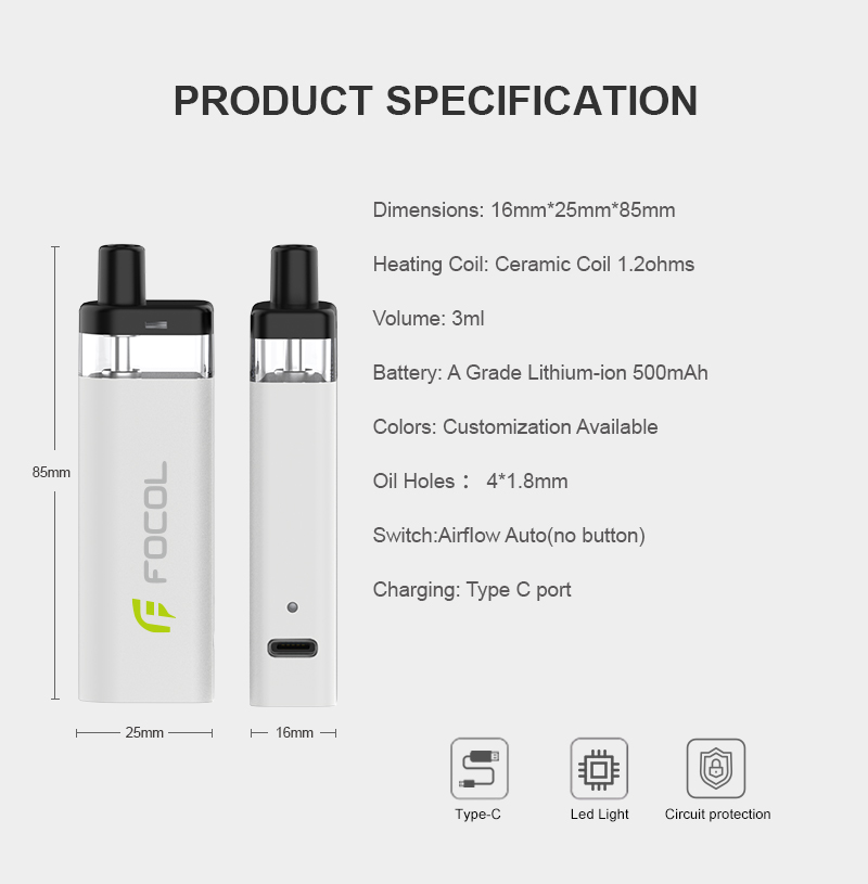 3 Gram THC-P Disposable Bar Empty THC-o Vape Pens