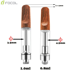 Delta 9 Vape Cartridge Ceramic Wood Tip Hhcp Empty Carts