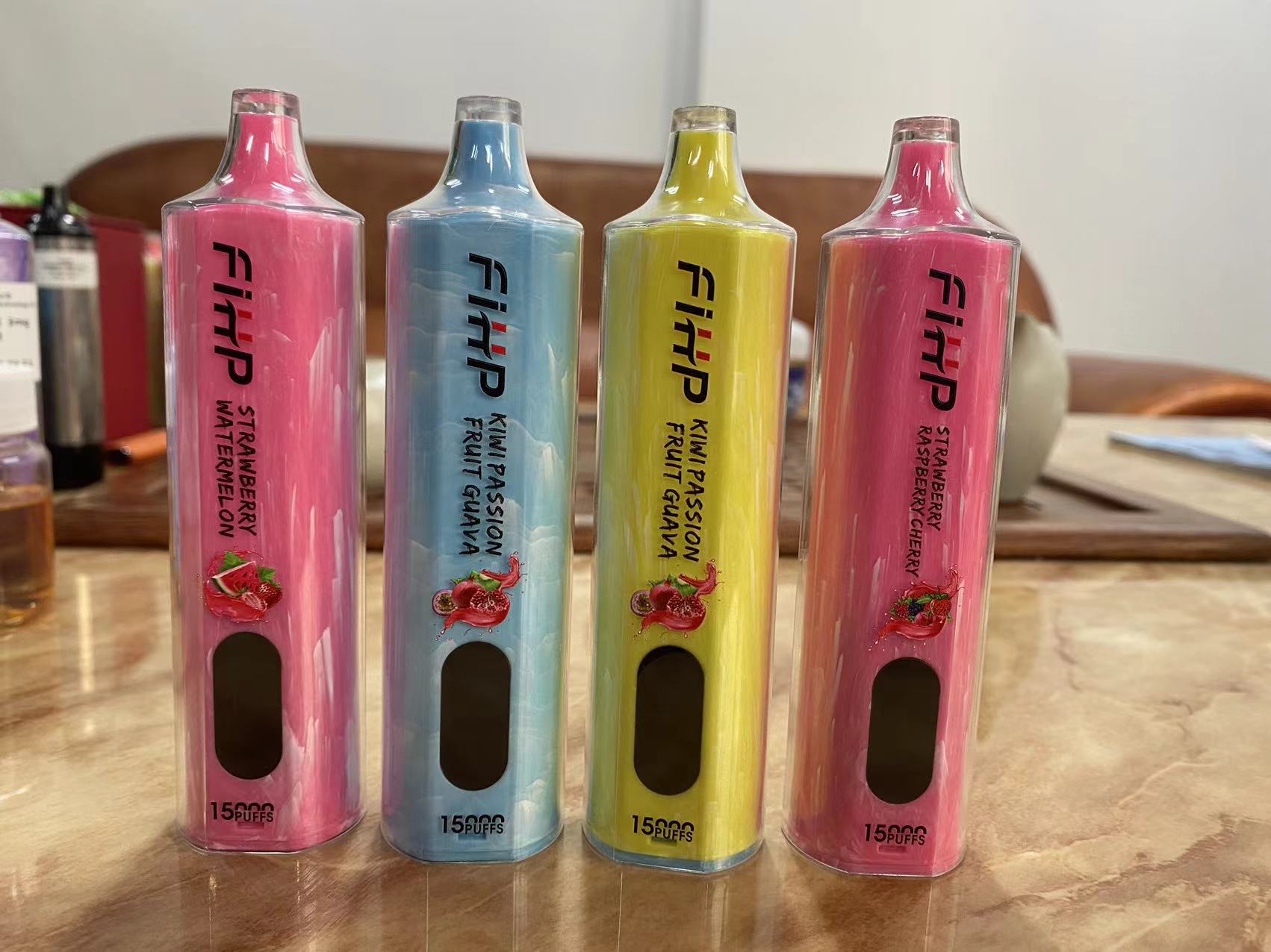 E Cigarette Fihp Shisha Hookah 15000 Puffs Rechargeable Mesh Coil