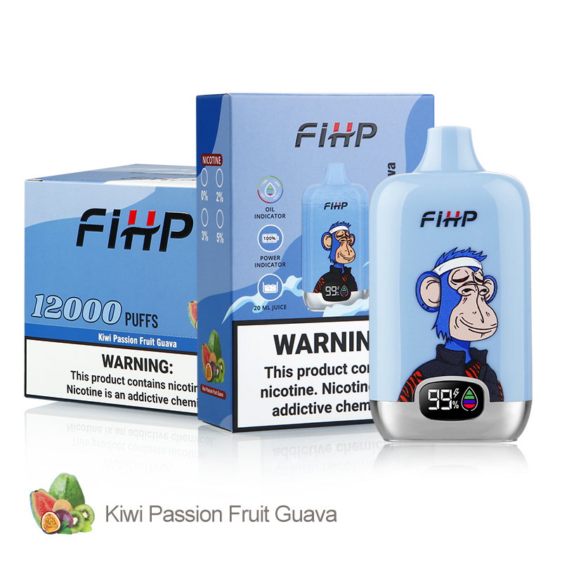 Fihp Digital Box 12000 Puffs Vape Pen Rechargeable Puff Vapers 