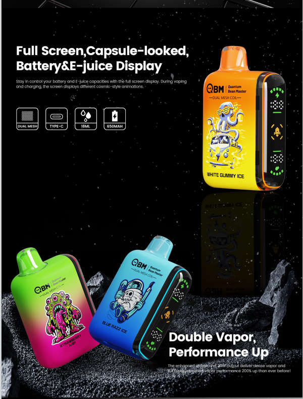 Vape Box 18ml Liquid Sfog 9000 18000 Puffs Mesh Coil Ecig