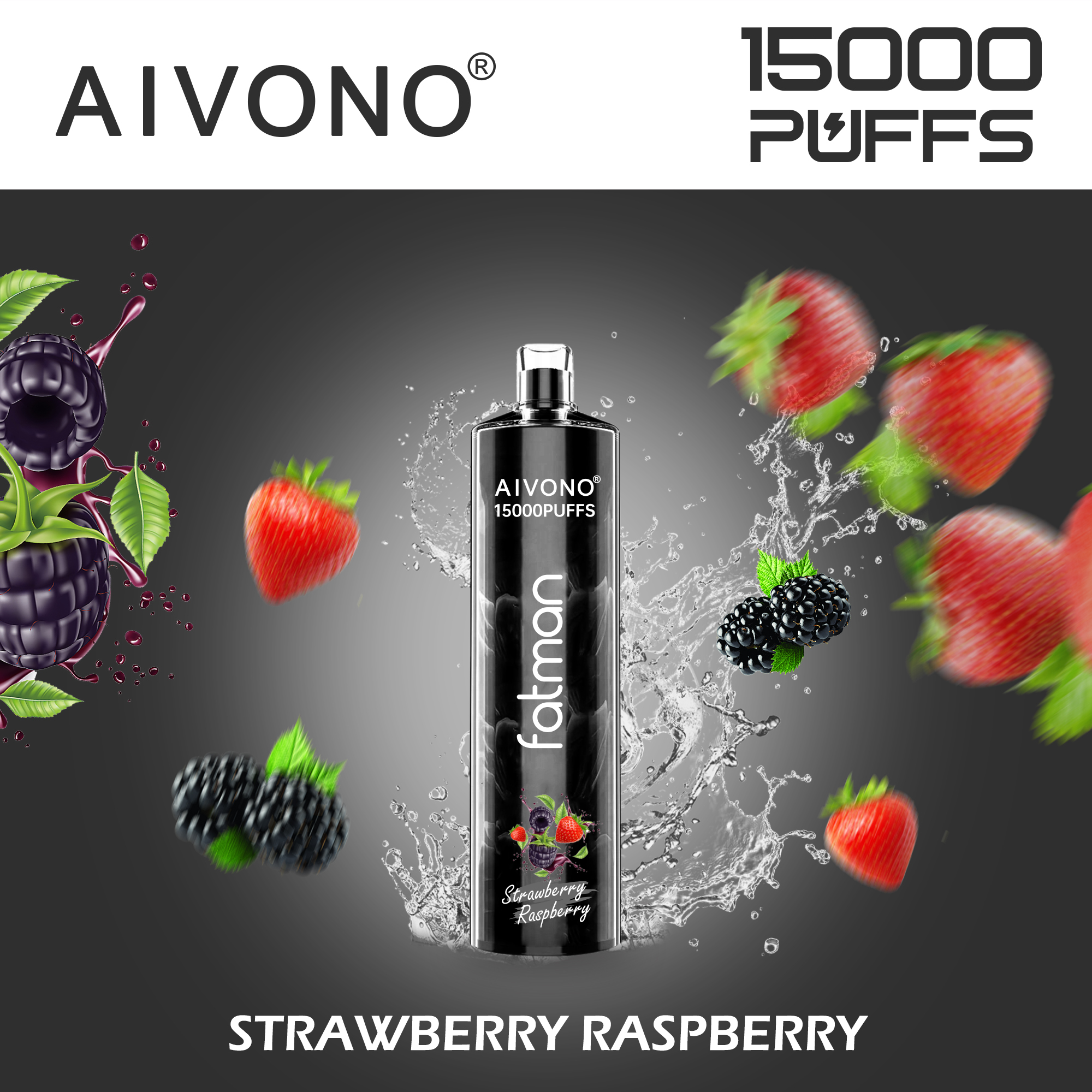 Isposable Vaporizer Aivono Fatman Crystal 15000 Puffs E-Cigarette 15k Puff 