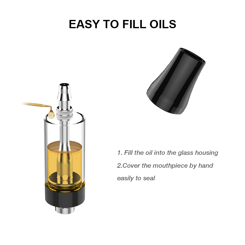 2023 Best Empty Vape 2ml Delta 8 Cartridges 510 Threads 