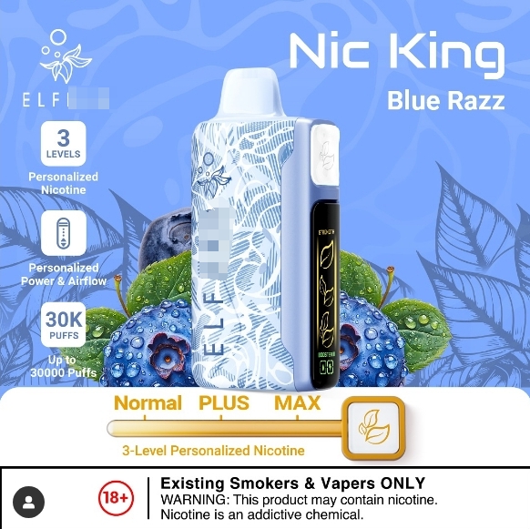 Elf Disposable Vape Control Nic King 30000 30K LceKing Sour King Bar 25000 Puff Geek Price Bar