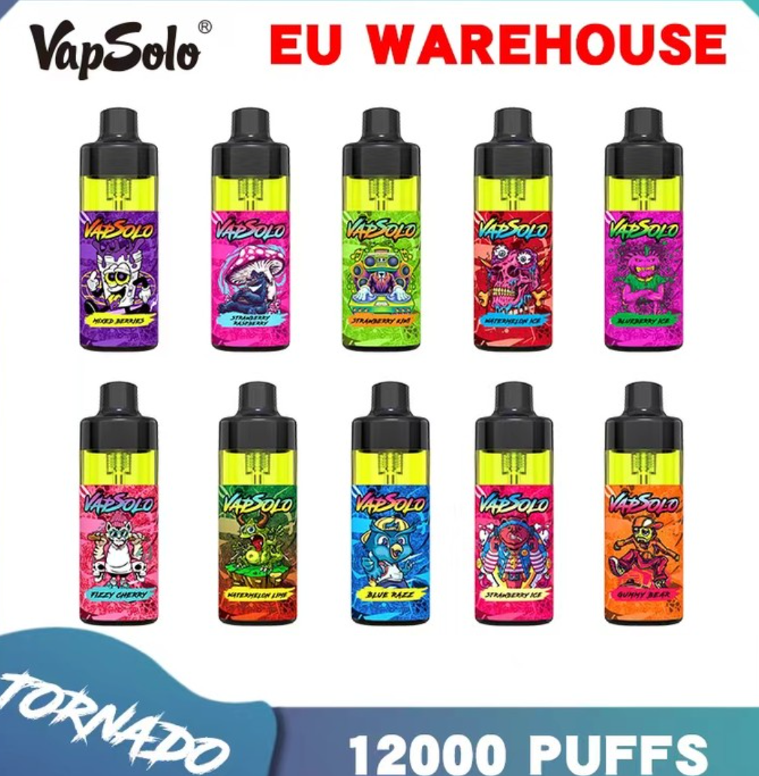 New Vapers Desechables Vapsolo Tornado 10000 Puffs E Vape