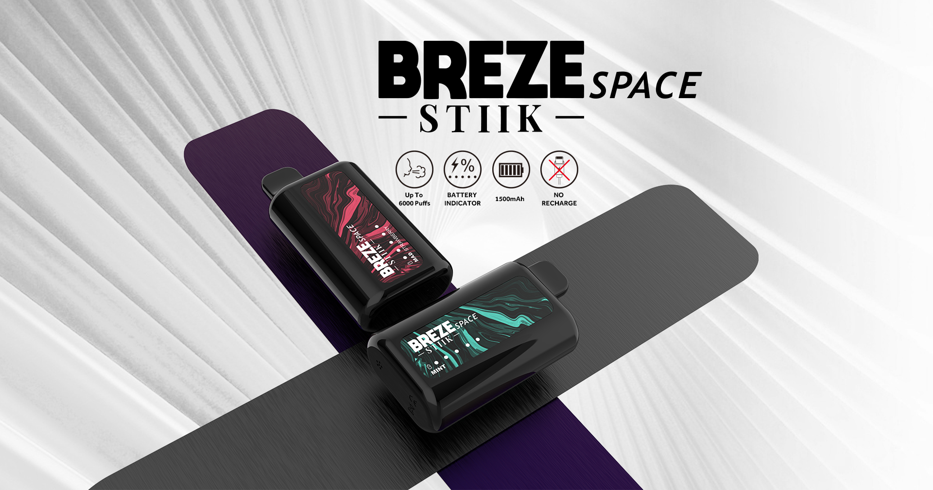 Puff Distributors Vapes 1500mAh 13ml E Juice Breze Stiik Space 6000 Puffs 