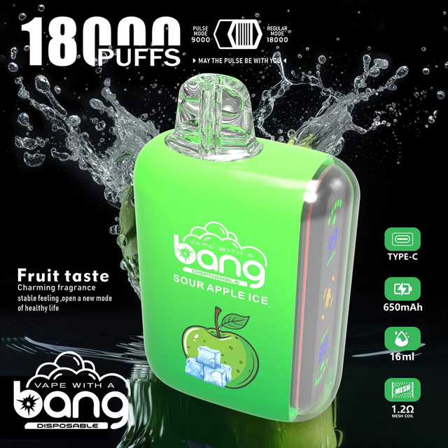 Bang Rocket 9000 18000 Puffs Vaporizer E-Cigarette Vapor Mod Bar 
