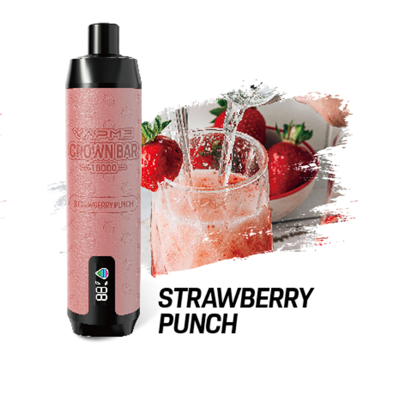 Vapme Crown Bar 18000 Puffs 18K 25ml Juice 2% 5% Nicotine Wholesale Vape