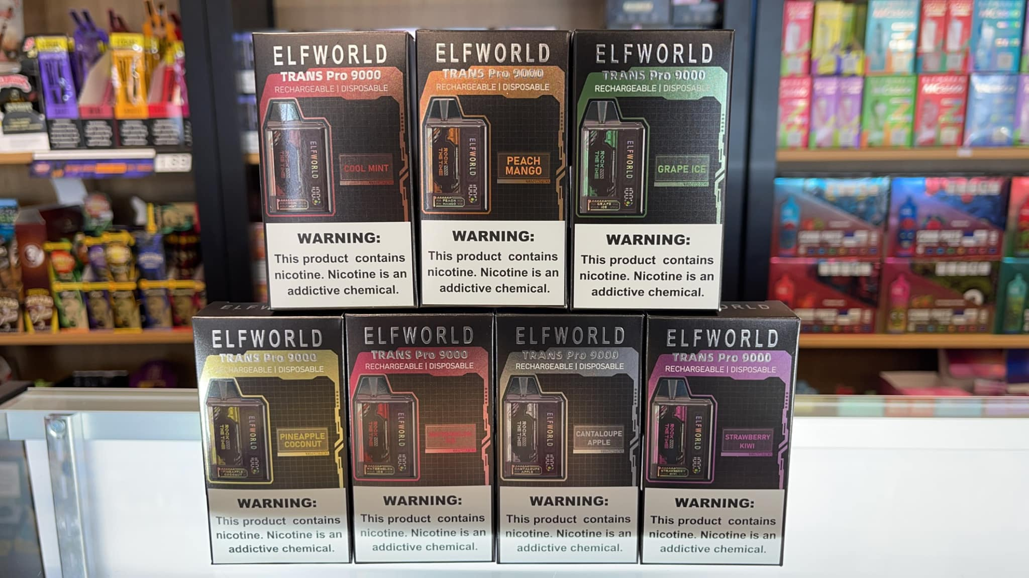 Factory Wholesale Elfworld Trans PRO 9000 Puffs Disposable Vape