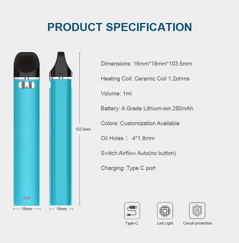 CBD Disposable Vape 1000mg Empty THCP Pen Bulk Vaping Manufacturer