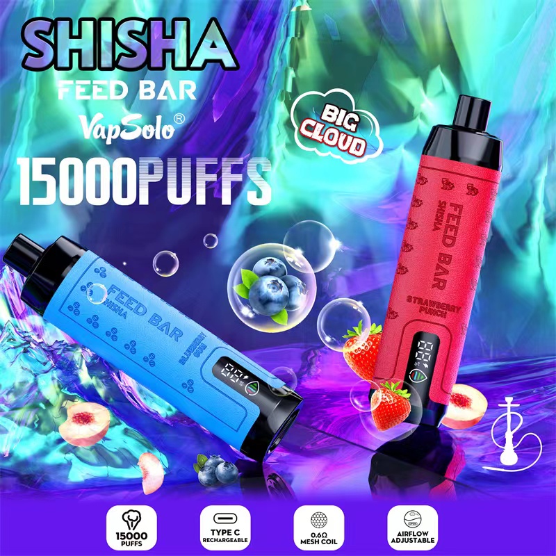 vapsolo FEED BAR SHISHA 15000 Puffs (3)
