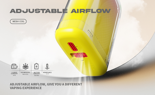 Vapes Poco Crystal SFOG 10000 Puffs Oil Capacity 20ml 650mAh Vaporizer Pod