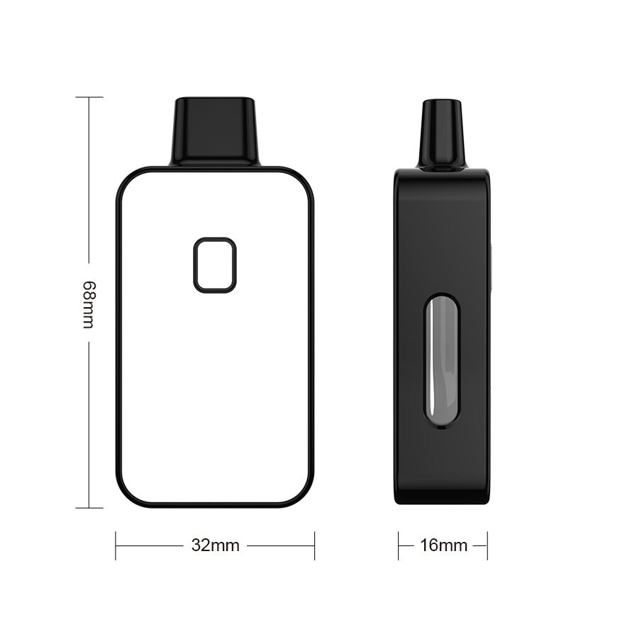 Empty 3 Gram Vape Rechargeable Disposable CBD THC HHC Oil Available
